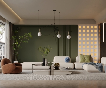 Modern A Living Room-ID:900640969