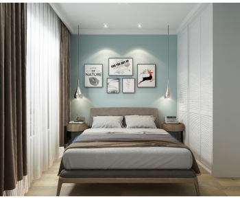 Nordic Style Bedroom-ID:976830969