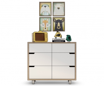 Nordic Style Side Cabinet-ID:417496924