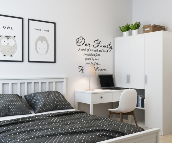 Nordic Style Bedroom-ID:757854947