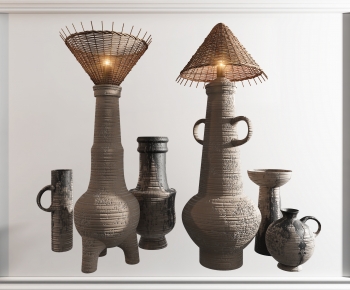 Wabi-sabi Style Floor Lamp-ID:745860101