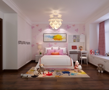 Modern Girl's Room Daughter's Room-ID:734590054