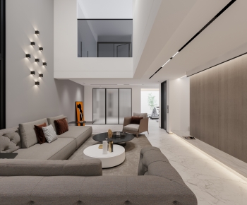 Modern A Living Room-ID:605690001