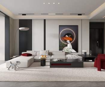 Modern A Living Room-ID:337270987
