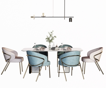 Modern Dining Table And Chairs-ID:419182069