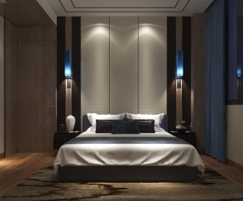 New Chinese Style Bedroom-ID:803281073