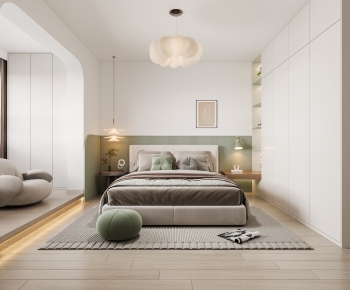 Modern Nordic Style Bedroom-ID:409872063