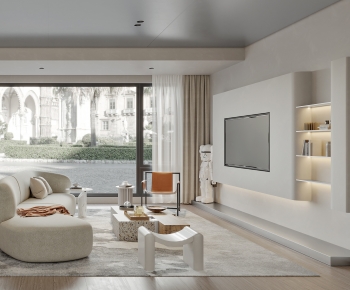 Wabi-sabi Style A Living Room-ID:863647947