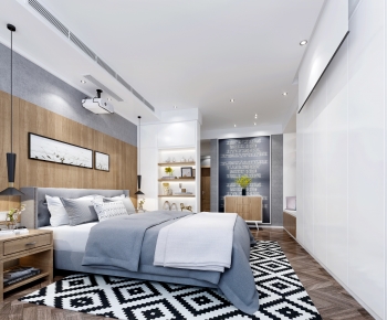 Nordic Style Bedroom-ID:670291907