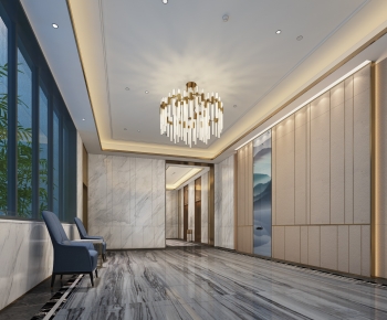 New Chinese Style Lobby Hall-ID:585603958