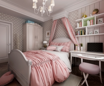 American Style Girl's Room Daughter's Room-ID:353429084