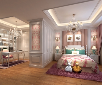 European Style Girl's Room Daughter's Room-ID:470326907