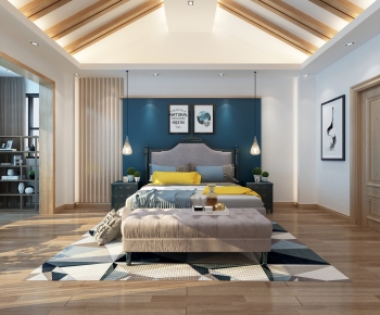Nordic Style Bedroom-ID:639343988