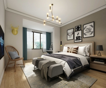 Nordic Style Bedroom-ID:355098969