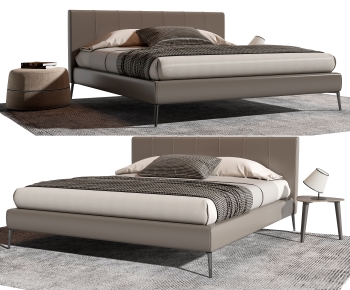 Modern Double Bed-ID:302473076