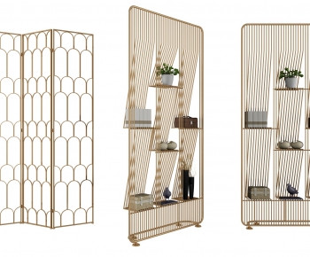 Modern Metal Screen Partition-ID:404021988