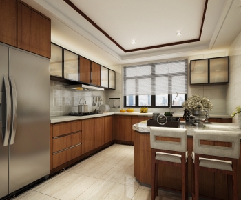 New Chinese Style Open Kitchen-ID:194190038