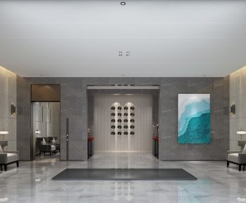 New Chinese Style Elevator Hall-ID:482429038
