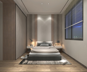 New Chinese Style Bedroom-ID:638377906