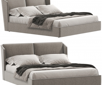 Modern Double Bed-ID:872191918