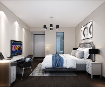 Nordic Style Bedroom-ID:677613026