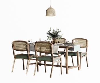Nordic Style Dining Table And Chairs-ID:174674994