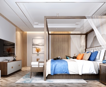 New Chinese Style Bedroom-ID:180499676