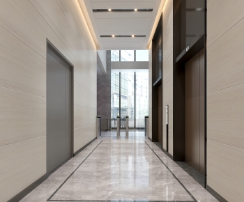 Modern Office Elevator Hall-ID:271548995