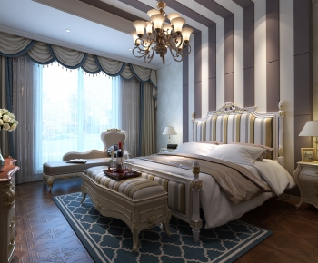 American Style Bedroom-ID:457189084