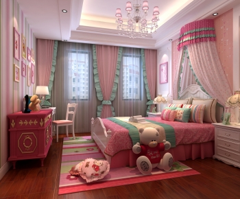 American Style Girl's Room Daughter's Room-ID:198427928