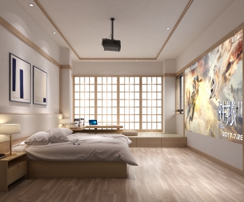 New Chinese Style Bedroom-ID:413068065
