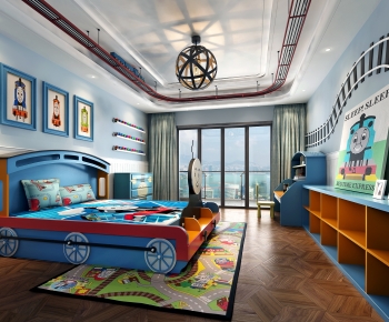 Modern Children's Room-ID:544034966