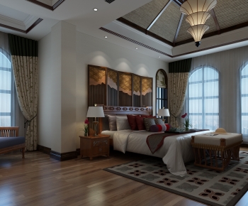 New Chinese Style Bedroom-ID:795185098