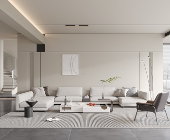 Modern A Living Room-ID:939075951