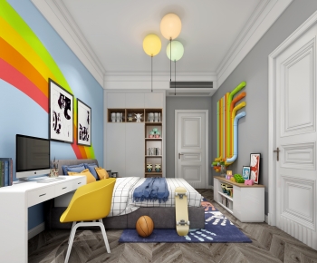 Modern Boy's Room And Son's Room-ID:182290111