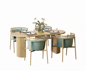 Nordic Style Dining Table And Chairs-ID:210036992
