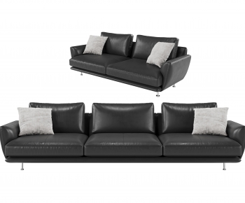 Modern Three-seat Sofa-ID:398411997