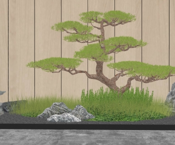 新中式造型松树-ID:700984006