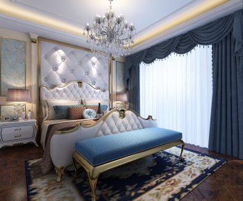 European Style Classical Style Bedroom-ID:446500069