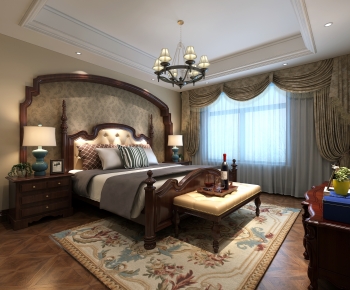 American Style Bedroom-ID:827246904