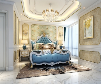 European Style Classical Style Bedroom-ID:268155108