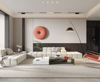 Modern A Living Room-ID:784939052