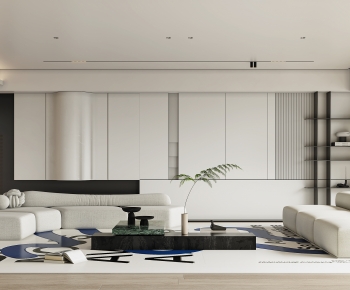 Modern Wabi-sabi Style A Living Room-ID:710182912