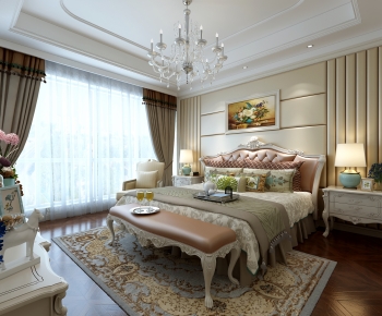 European Style Classical Style Bedroom-ID:164069897