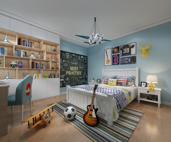 Modern Boy's Room And Son's Room-ID:868573906
