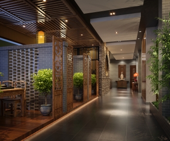 New Chinese Style Tea House-ID:143098873