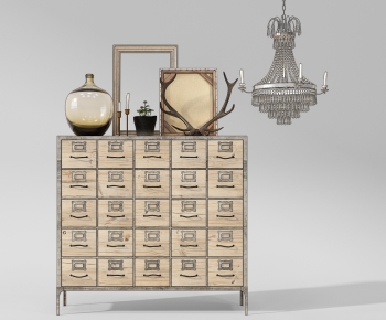 Modern Industrial Style Decorative Cabinet-ID:220035083