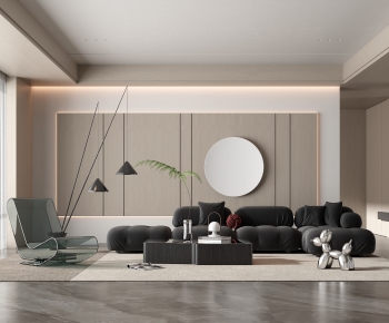 Modern A Living Room-ID:464869982