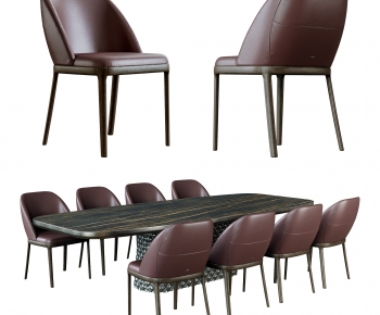Modern Dining Table And Chairs-ID:964108945