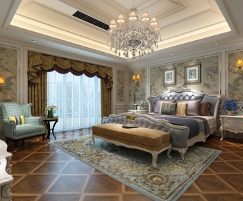 European Style New Classical Style Bedroom-ID:116065033